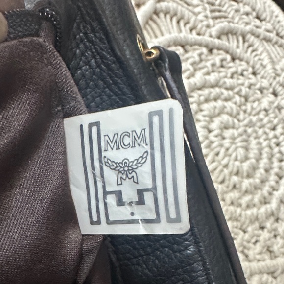 MCM Black Crossbody Bag with Gold Hardware - Picture 13 of 16